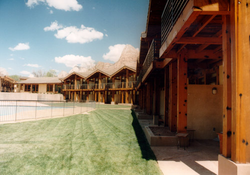 Desert Pearl Inn--Springdale, Utah / Douglas Fir Timbers