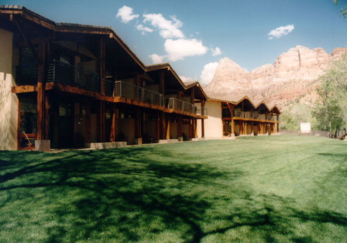 Desert Pearl Inn--Springdale, Utah / Douglas Fir Timbers
