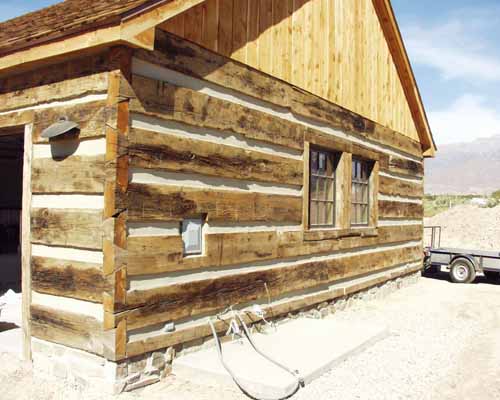 Orem, Utah Cabin - Weathered Siding / Weathered Timber Siding - Chinked