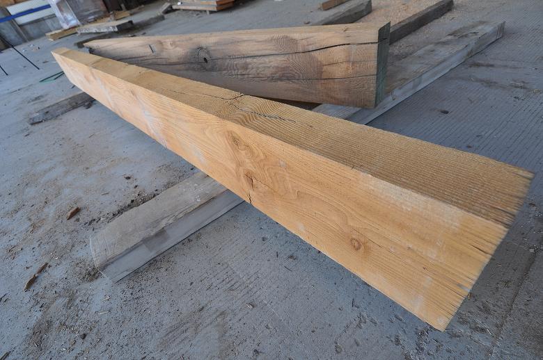 Reclaimed Douglas Fir Resawn Mantel