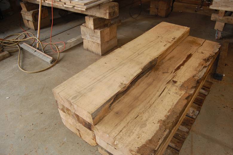 Resawn Oak Timbers - w/lots of character