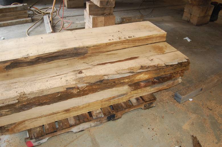 Resawn Oak Timbers - w/lots of character