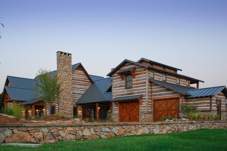 Hand Hewn Skins and Harbor DF Siding and Timbers