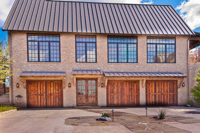 Barnwood garage doors