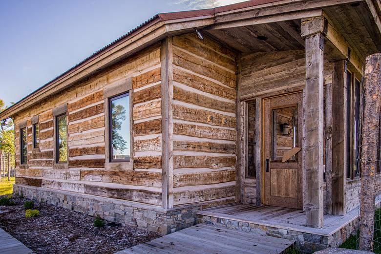 Hand-Hewn Skins and Antique Mixed Barnwood 