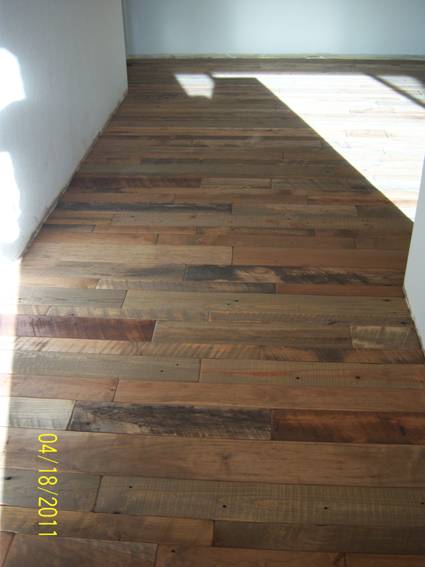 Mix of NatureAged Oak, Rescued Mixed Hardwood, Rescued Cherry, Rescued Oak and Southern Yellow Pine Flooring