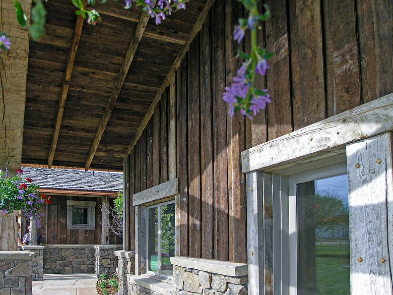 Mushroomwood Siding and HH Timbers / This siding is the back (less weathered) face of the mushroomwood