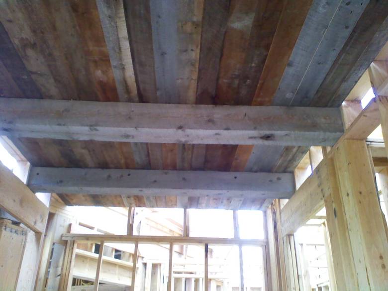 Mix of NatureAged and TWII Weathered Timbers; T&G NatureAged and Reclaimed Barnwood Lumber
