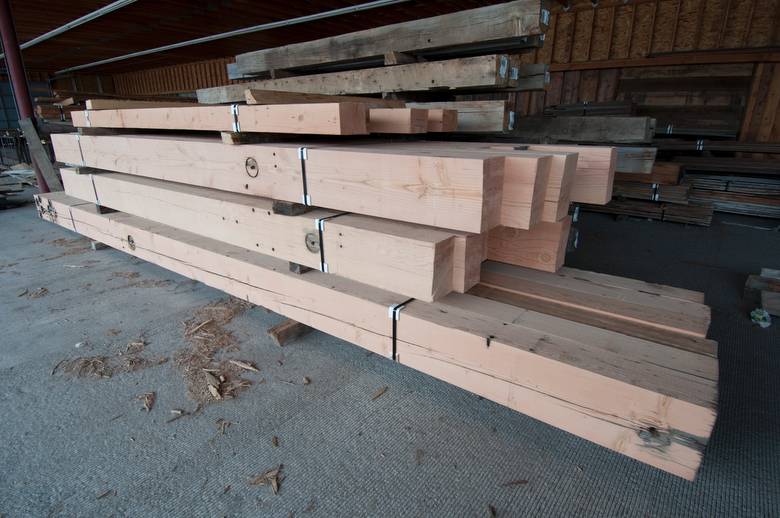 8 x 12 x 14 & 22' and 6 x 8 x 10' DF Band-Sawn