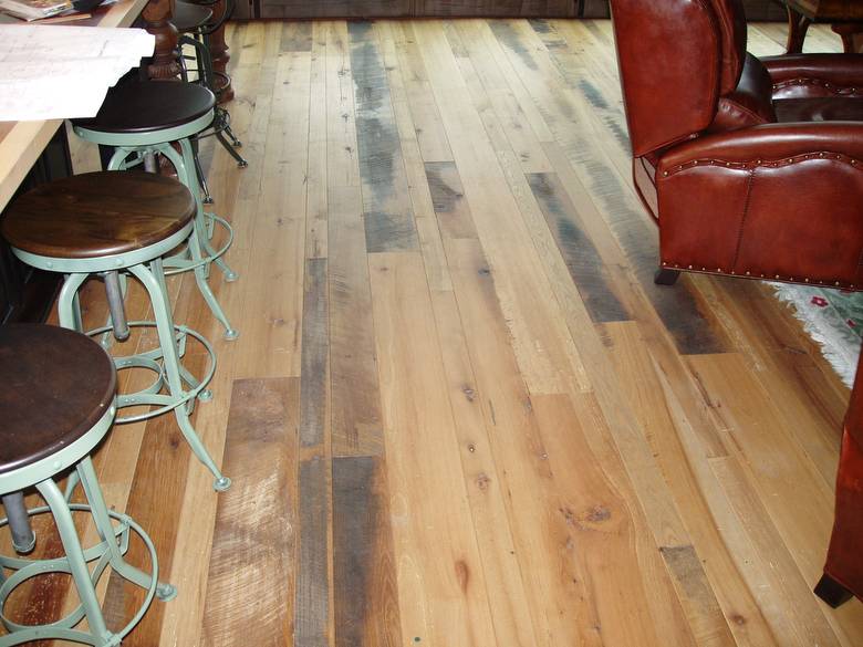 Trailblazer Skip-Planed Mixed Hardwood Floor With Micro Bevel