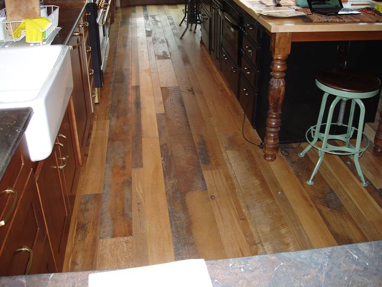 Trailblazer Skip-Planed Mixed Hardwood Floor With Micro Bevel