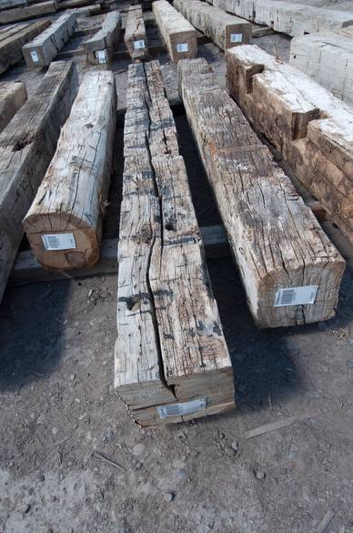 Hand-Hewn Timbers for Approval