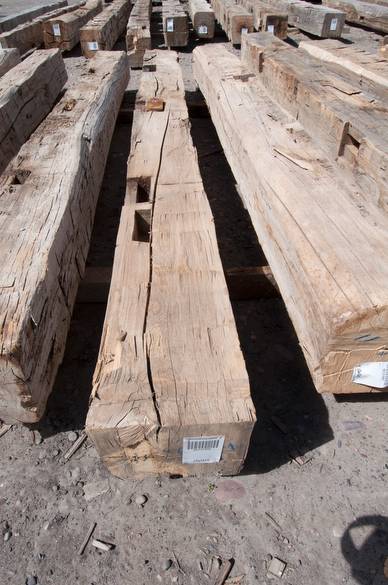 Hand-Hewn Timbers for Approval