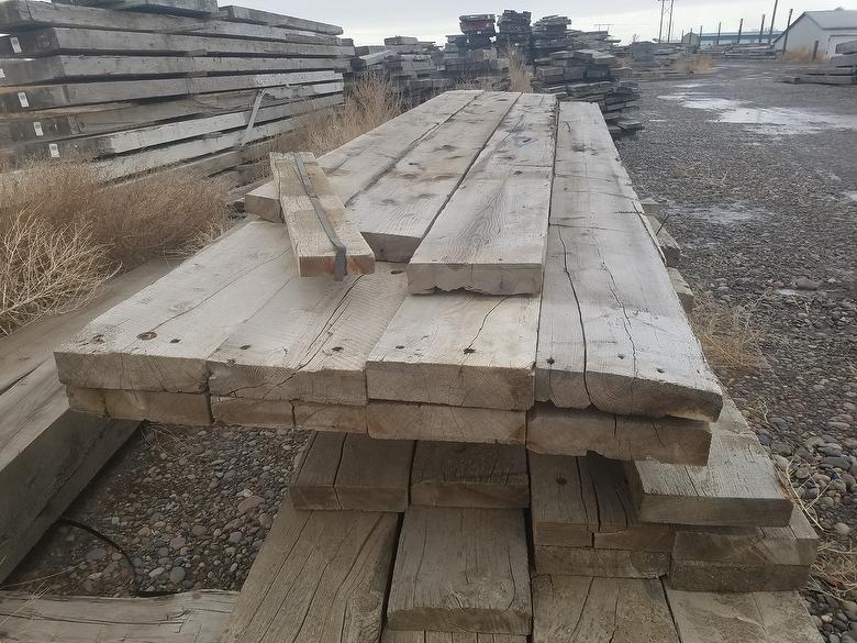 3 x 12 x 16-18' Weathered Timbers