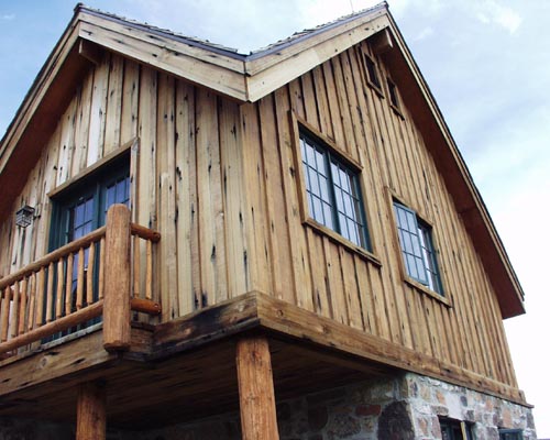 Trestle Redwood Siding / Rustic Redwood Board and Batten Siding and Trim