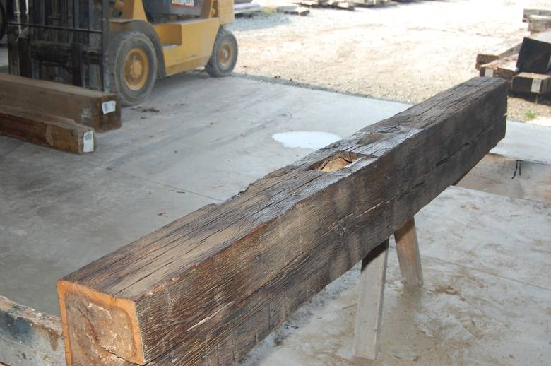 Hand Hewn Oak mantel for approval