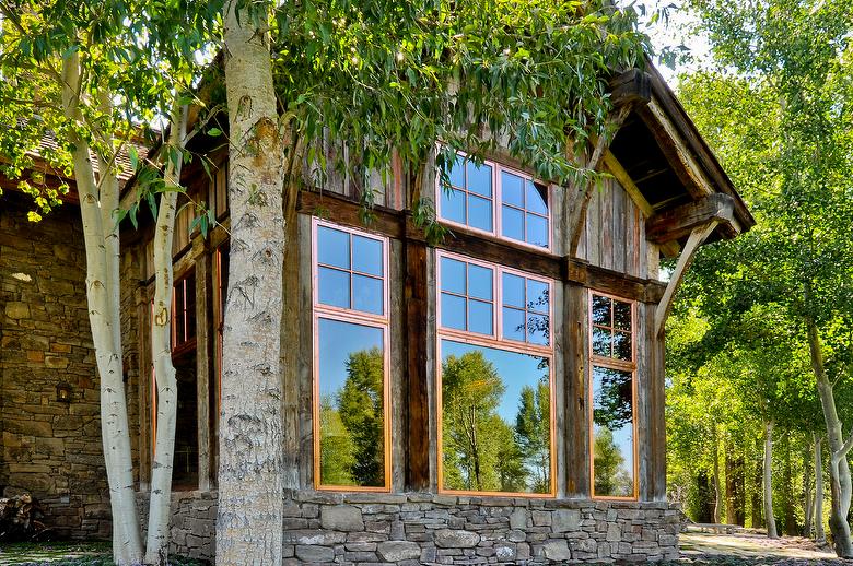 Hand-Hewn Timbers and Mixed Antique Barnwood