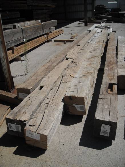 8 x 8 Hand-Hewn Timbers (To Split)