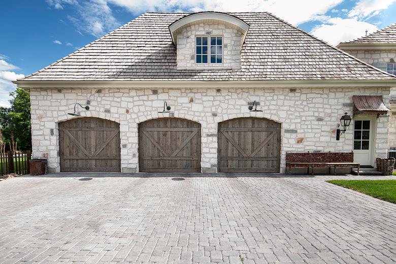 NatureAged lumber - garage doors