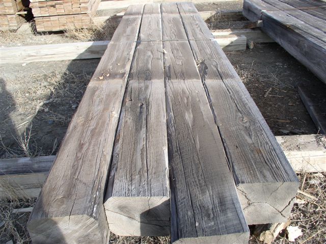 Weathered Trestlewood II Circle Sawn Timbers