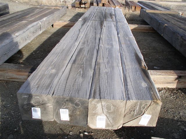 Weathered Trestlewood II Circle Sawn Timbers