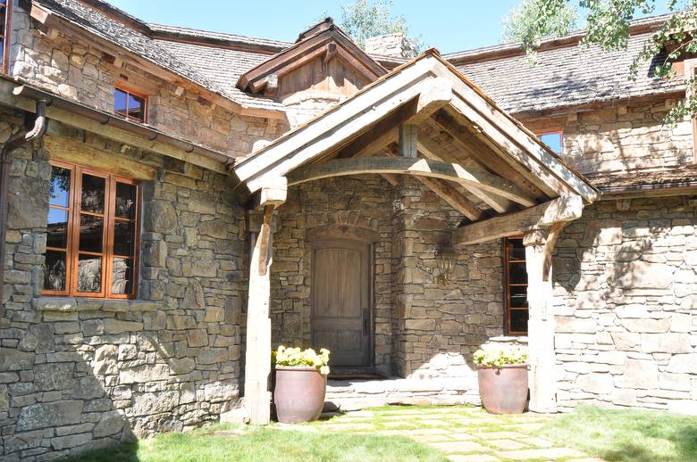Hand-Hewn Timbers and Mixed Antique Barnwood
