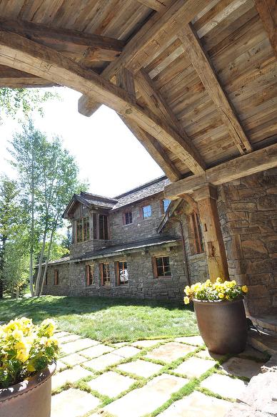 Hand-Hewn Timbers and Mixed Antique Barnwood