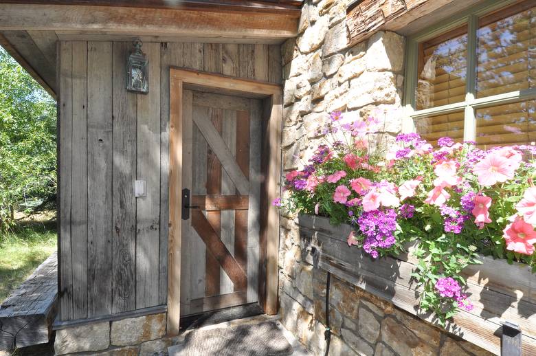 Hand-Hewn Timbers and Gray Barnwood