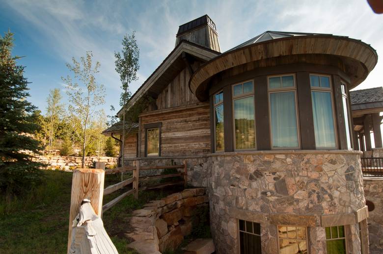 Gray Barnwood and 2" Hand-Hewn Skins