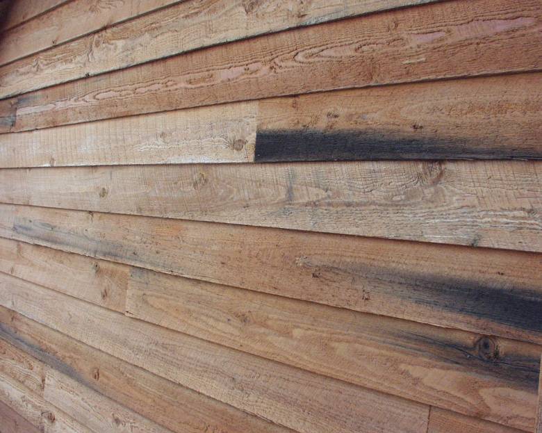 Lap siding / Trestlewood II "Salty Fir" Circle-Sawn Lumber