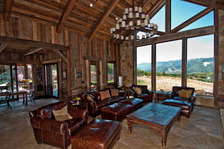 Barnwood Ceiling and Siding, Weathered Timbers