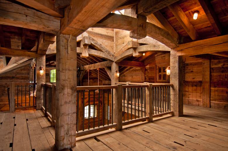 Weathered Timbers, Hand Hewn Timbers, Antique Brown Barnwood