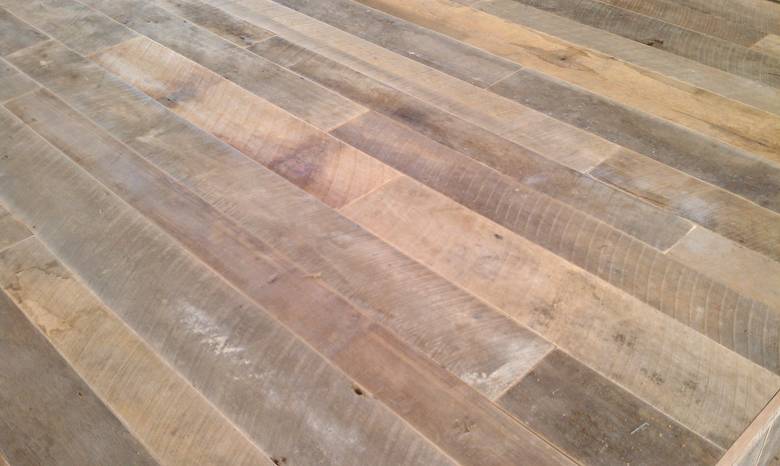 Weathered As Is Brown Tone Barnwood T&G Flooring