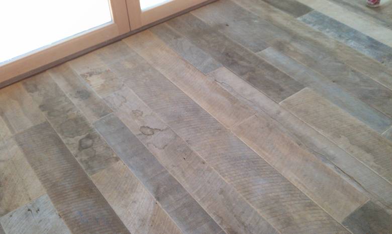 Weathered As Is Brown Tone Barnwood T&G Flooring