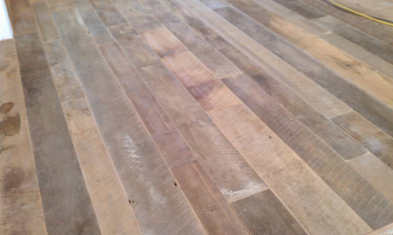 Weathered As Is Brown Tone Barnwood T&G Flooring