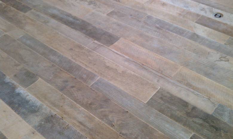 Weathered As Is Brown Tone Barnwood T&G Flooring