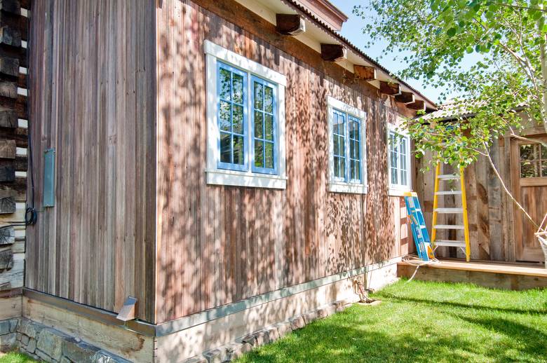 Faded Red Barnwood