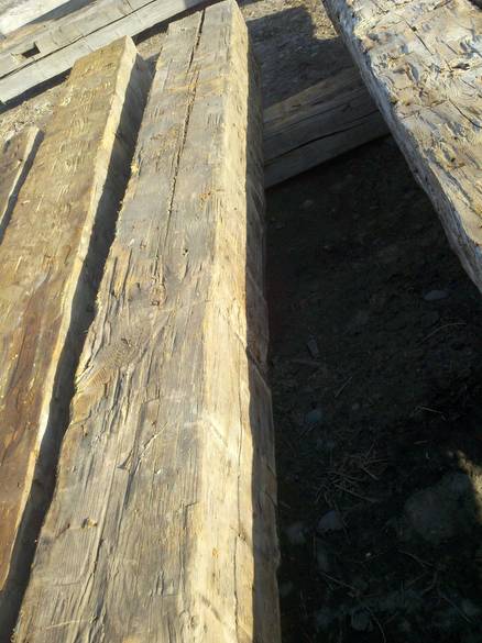 Hand-Hewn Characteristics Shown