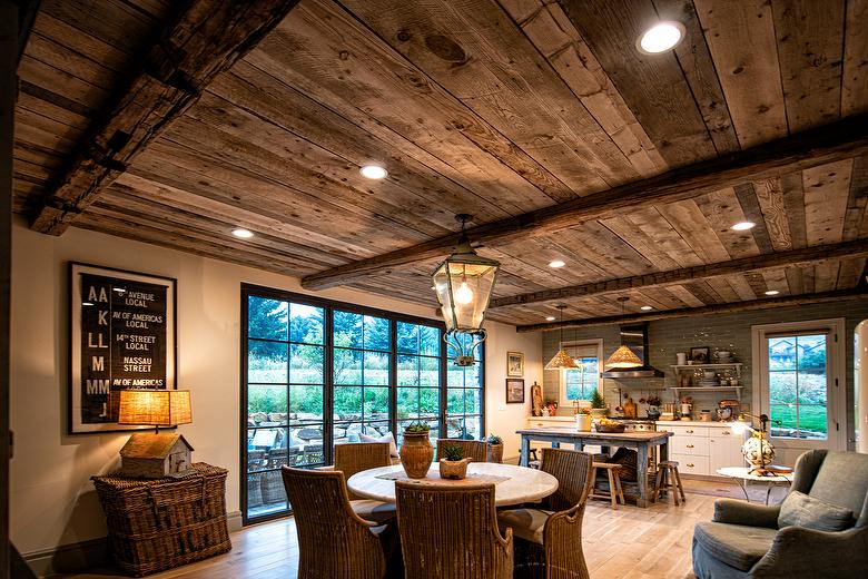 NatureAged Gray Barnwood and Hand-Hewn Timbers