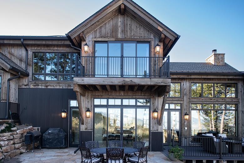 NatureAged Board-to-Board Siding and WeatheredBlend Gray Timbers