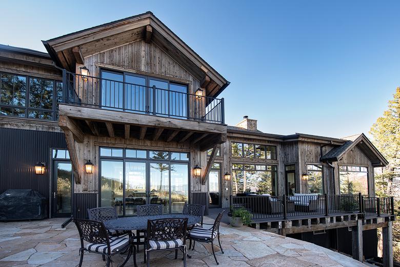 NatureAged Board-to-Board Siding and WeatheredBlend Gray Timbers