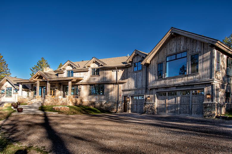 NatureAged Board-to-Board Siding and WeatheredBlend Gray Timbers