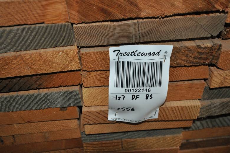 1 x 7 DF Band-Sawn KD Lumber