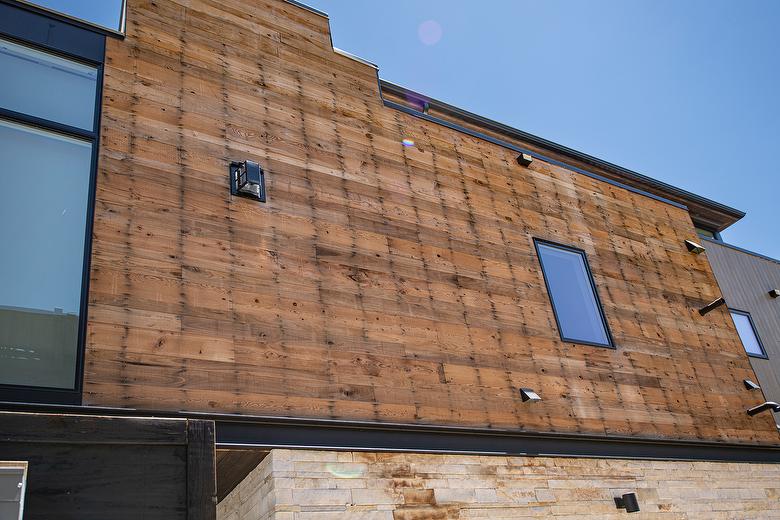 ThermalAged Brown Shiplap Siding