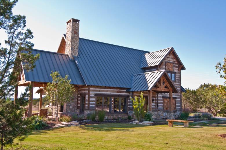 Hand Hewn Skins on Texas Cabins