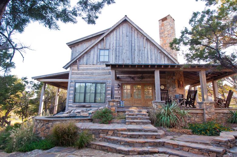 Hand Hewn Skins on Texas Cabins