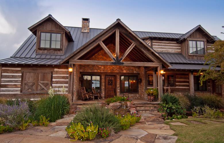 Hand Hewn Skins on Texas Cabins