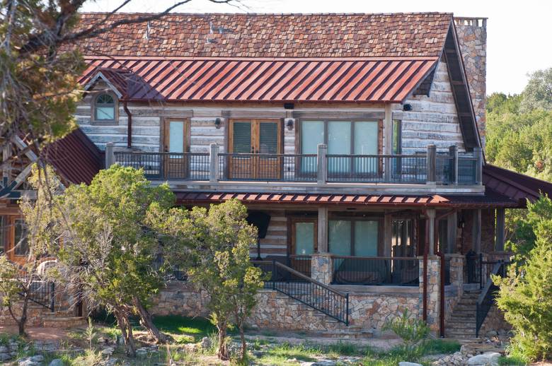 Hand Hewn Skins on Texas Cabins