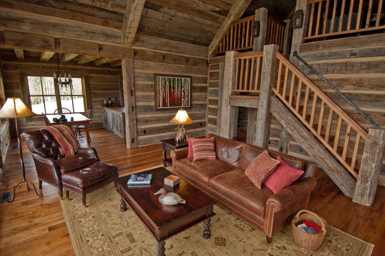 Hand-Hewn Timbers & Skins, Antique Oak Smooth Flo / Telluride, CO