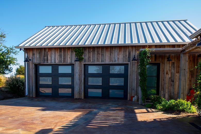 WeatheredBlend Board-and-Bat Siding and WeatheredBlend Timbers